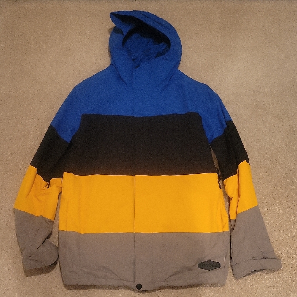 Burton Snowboard Jacket - Blue/Yellow Color Block